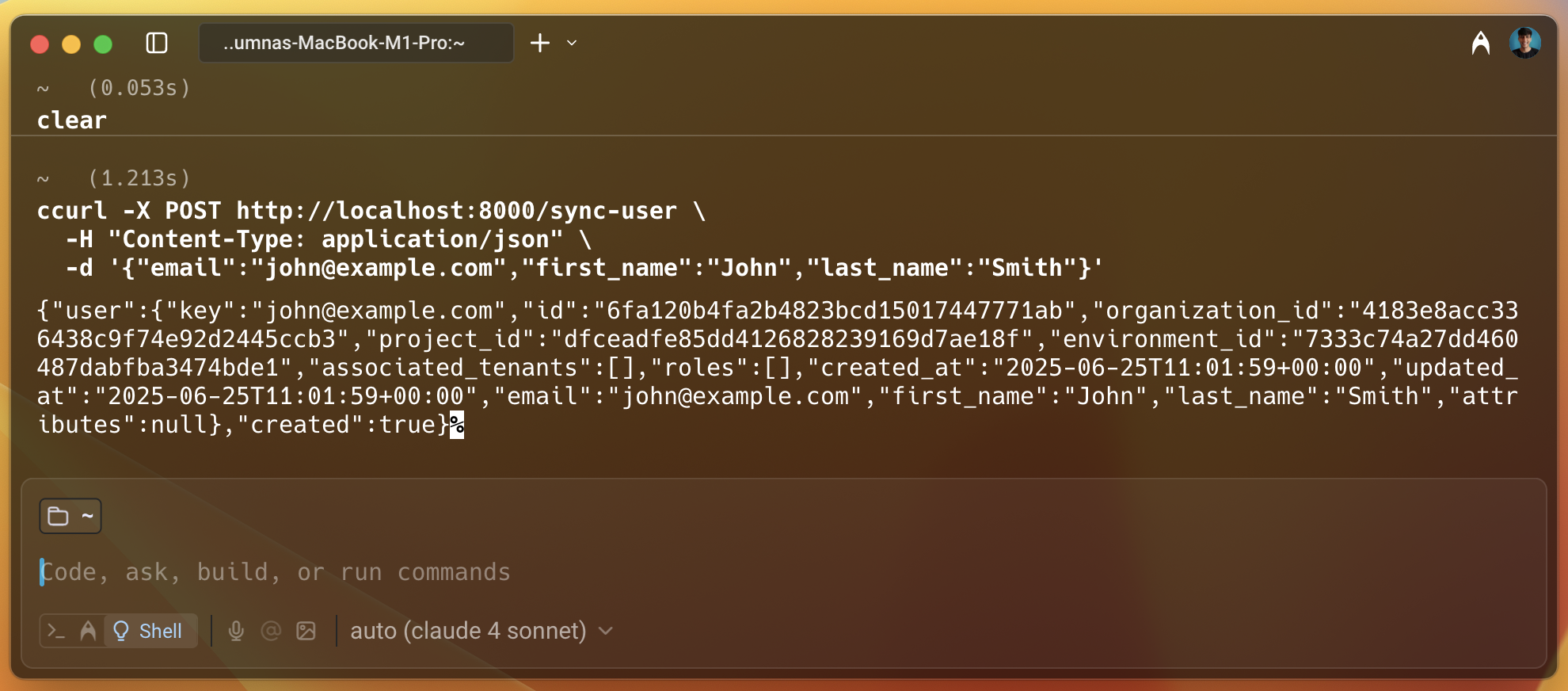 curl create user